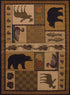 United Weavers Affinity Pine Montage Lodge Area Rug