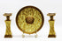 Adore the Decor™ 3 Piece Bronze Gold Decorative Plate & Candleholder Set