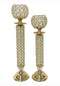 Adore the Decor™ 2 Piece Crystal Beaded Candle Holder Set