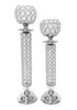 Adore the Decor™ 2 Piece Crystal Beaded Candle Holder Set