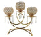 Adore the Decor™ 3 Arm Crystal Beaded Candelabra - 13"