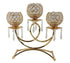 Adore the Decor™ 3 Arm Crystal Beaded Candelabra - 13"