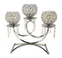 Adore the Decor™ 3 Arm Crystal Beaded Candelabra - 13"