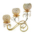 Adore the Decor™ 3 Arm Crystal Beaded Candelabra - 15"