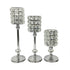 Adore the Decor™ 3 Piece Crystal Beaded Candle Holder Set