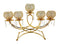 Adore the Decor™ 5 Arm Gold Crystal Beaded Candelabra - 14"