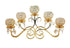 Adore the Decor™ 5 Arm Crystal Beaded Candelabra - 16"