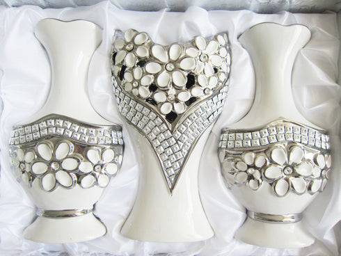 Adore the Decor™ 3 Piece 9" Vase Set