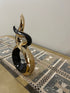 Adore the Decor™ Gold and Black Swirl Sculpture - 12"