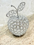 Adore the Decor™ Silver Crystal Apple Decor - 7"