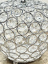 Adore the Decor™ Silver Crystal Apple Decor - 7"