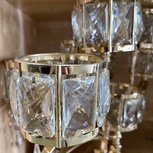 Adore the Decor™ 4 Arm Crystal Candelabra - 15"