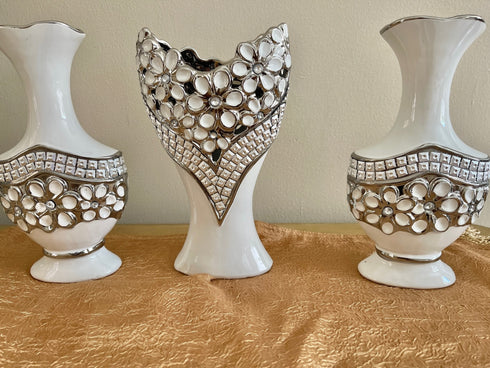 Adore the Decor™ 3 Piece 9" Vase Set