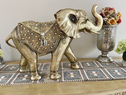 Adore the Decor™ Extra Large Gold Elephant Statue - 18"