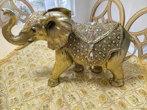 Adore the Decor™ Extra Large Gold Elephant Statue - 18"