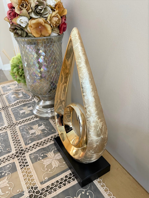 Adore the Decor™ Modern Polyresin Sculpture - 14"