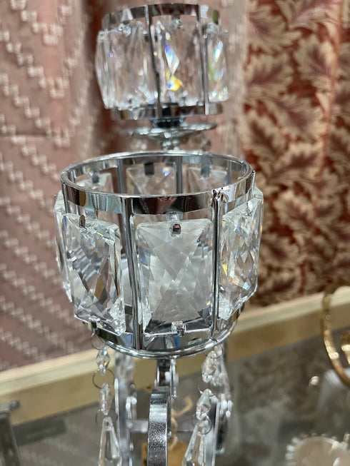 Adore the Decor™ 5 Arm Crystal Candelabra - 18"