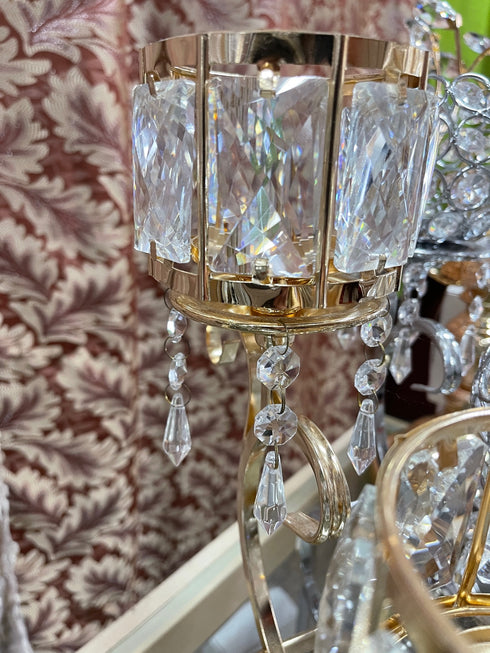 Adore the Decor™ 4 Arm Crystal Candelabra - 15"