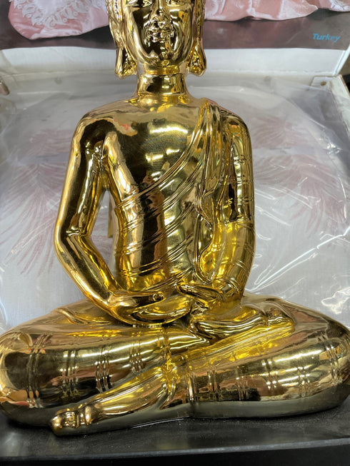 Adore the Decor™ Large Sitting Buddha Ceramic Statue - 18"H