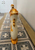 Adore the Decor™ Deep Gold and Beige 3 Piece Ceramic Vase Set - 9"