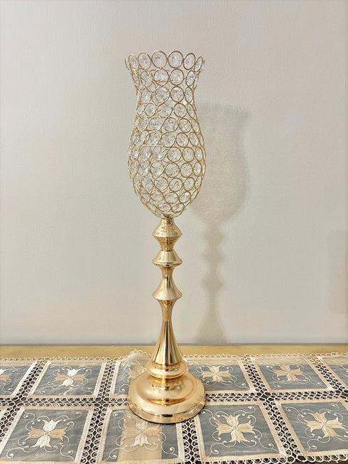 Adore the Decor™ Crystal Beaded Candle Holder Vase - 23"