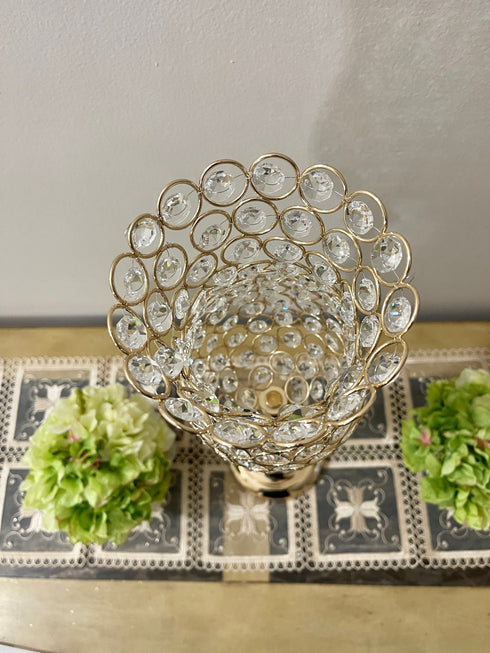 Adore the Decor™ Crystal Beaded Candle Holder Vase - 23"