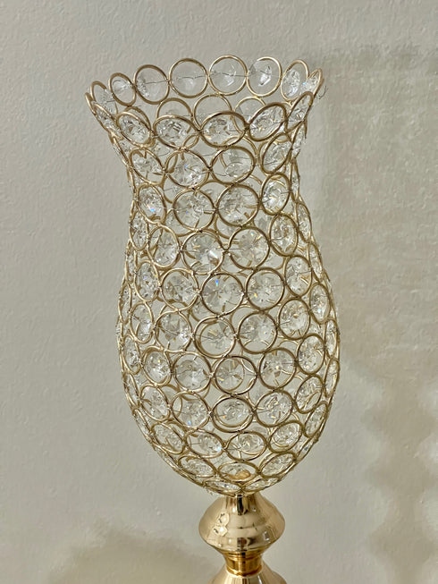 Adore the Decor™ Crystal Beaded Candle Holder Vase - 23"