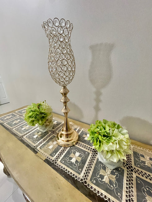 Adore the Decor™ Crystal Beaded Candle Holder Vase - 23"