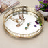 Adore the Decor™ 12" Mirrored Round Decorative Tray / Jewelry Holder