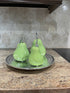 Adore the Decor™ 4 Piece Ceramic Shiny Pear Decor Set - 15 x 15 x 8 inches