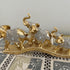 Adore the Decor™ Deep Gold Elephant Family Bridge Figurine - 7"
