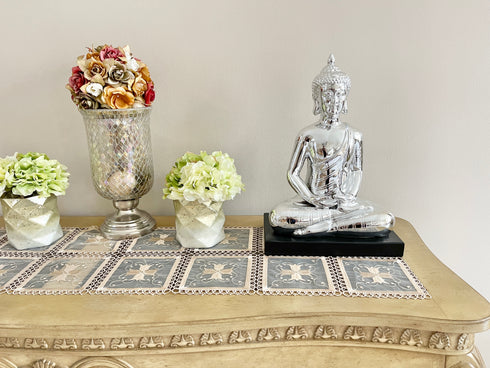 Adore the Decor™ Large Sitting Buddha Ceramic Statue - 18"H