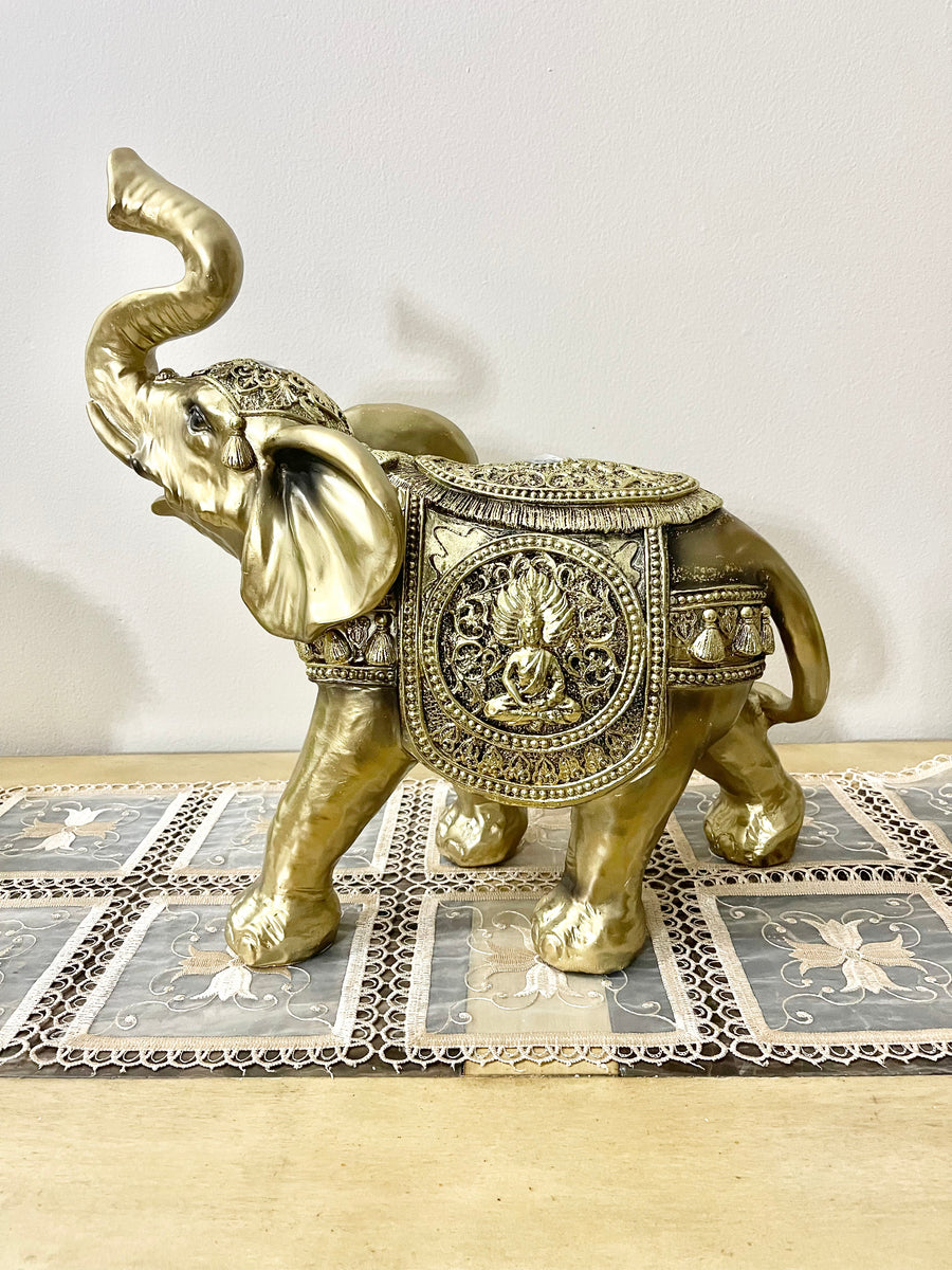 Adore the Decor Large Gold Elephant F...
