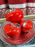Adore the Decor™ 4 Piece Ceramic Shiny Apple Decor Set