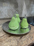 Adore the Decor™ 4 Piece Ceramic Shiny Pear Decor Set - 15 x 15 x 8 inches
