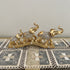 Adore the Decor™ Deep Gold Elephant Family Bridge Figurine - 7"